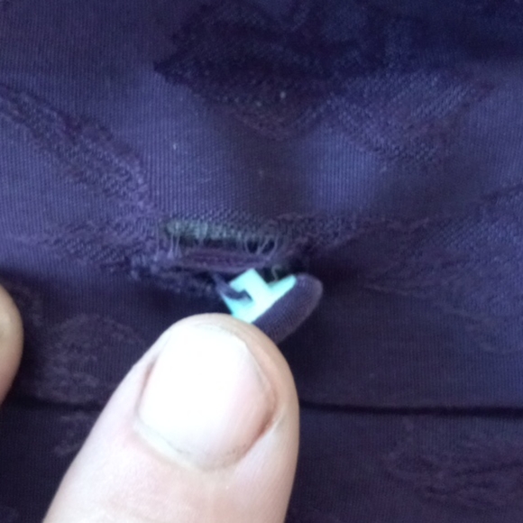 Vintage floral polyester button down - Picture 6 of 8